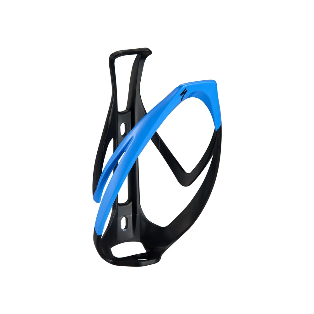 uPRISE Bikes Specialized Rib Cage II Bottle Cage - Black/Sky Blue | Price match, 365 day return s, 18-Month Warranty, Finance Available & Free UK Delivery
