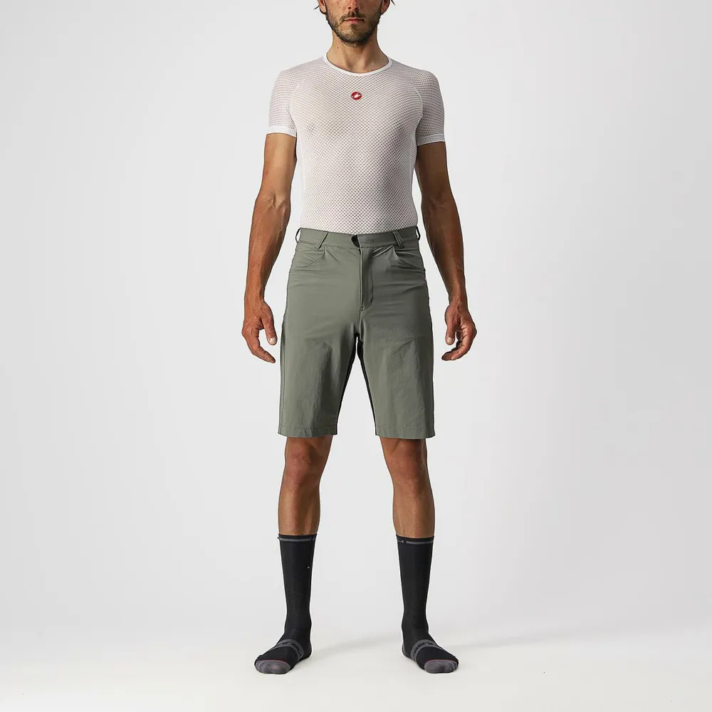uPRISE Bikes Castelli Unlimited Men's Baggy Shorts - Forest Grey | Price match, 365 day return s, 18-Month Warranty, Finance Available & Free UK Delivery