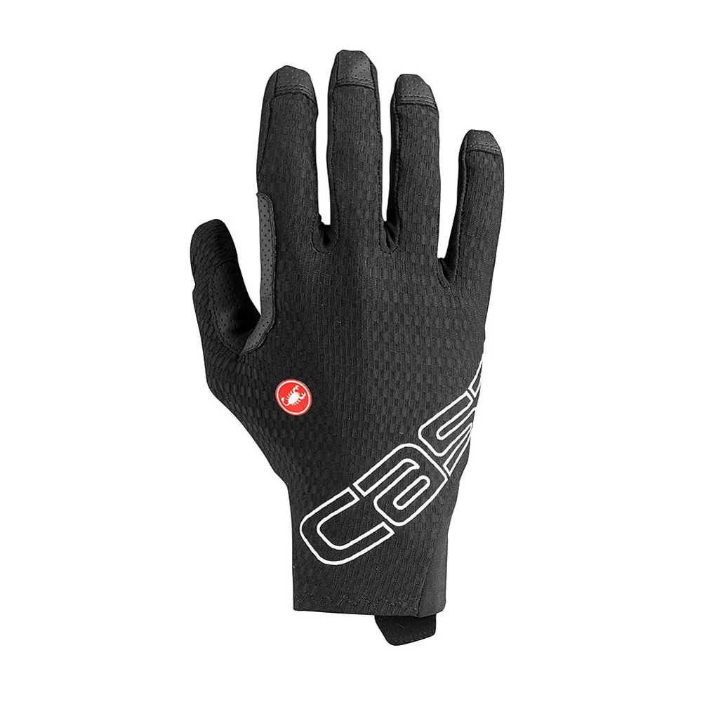 uPRISE Bikes Castelli Unlimited Long Finger Gloves - Black | Price match, 365 day return s, 18-Month Warranty, Finance Available & Free UK Delivery