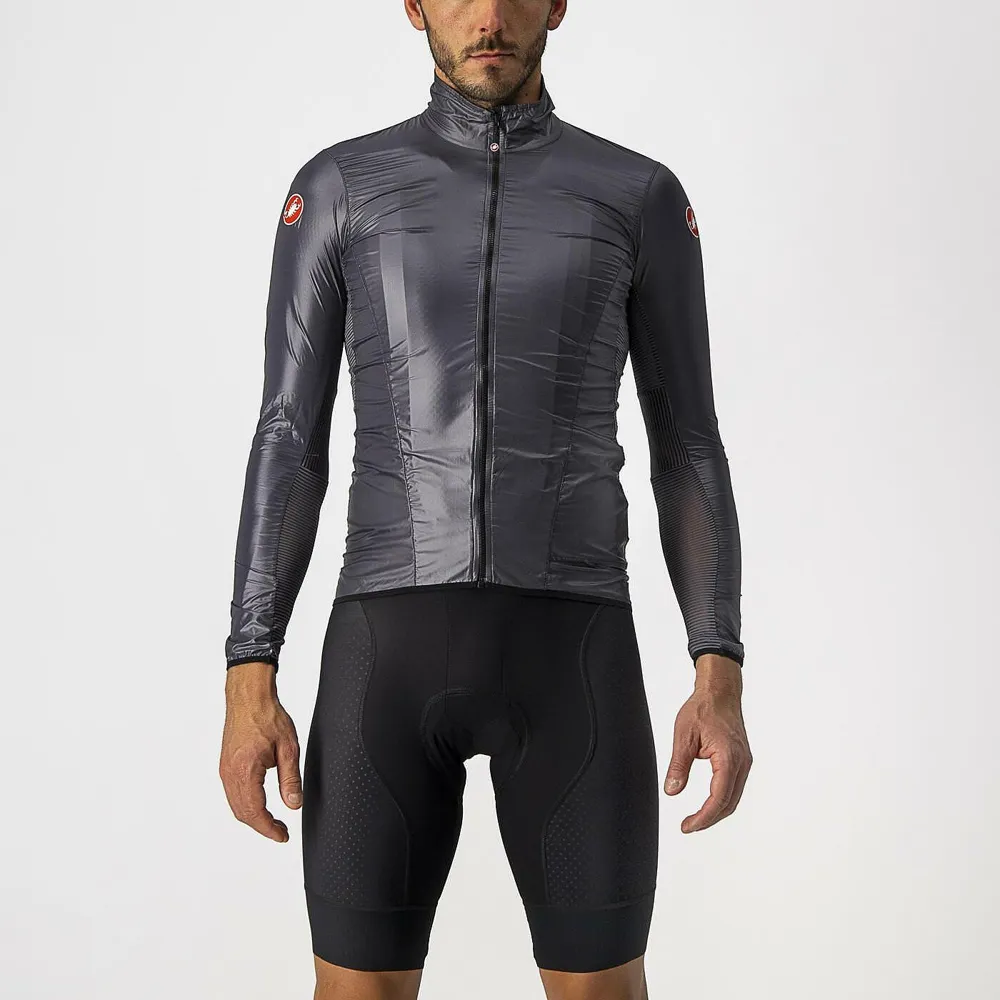 uPRISE Bikes Castelli Aria Shell Men's Windproof Jacket - Dark Grey | Price match, 365 day return s, 18-Month Warranty, Finance Available & Free UK Delivery