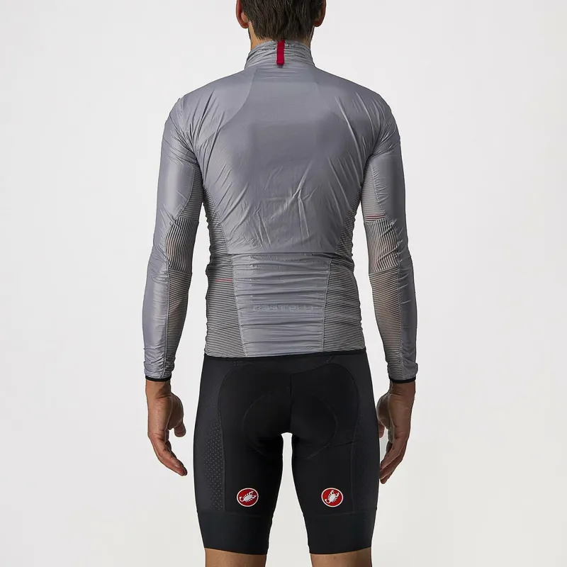 Castelli Aria Shell Men's Windproof Jacket - Silver Grey-1