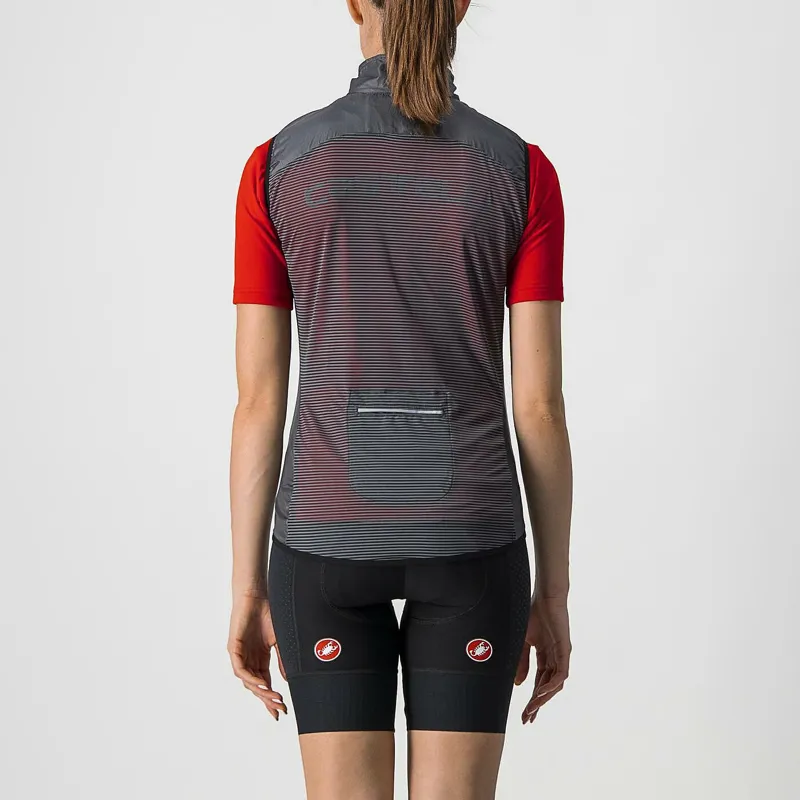 Castelli Aria Women's Windproof Vest - Dark Grey-1