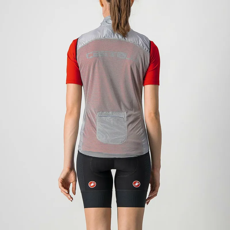 Castelli Aria Women's Windproof Vest - Silver Grey-1