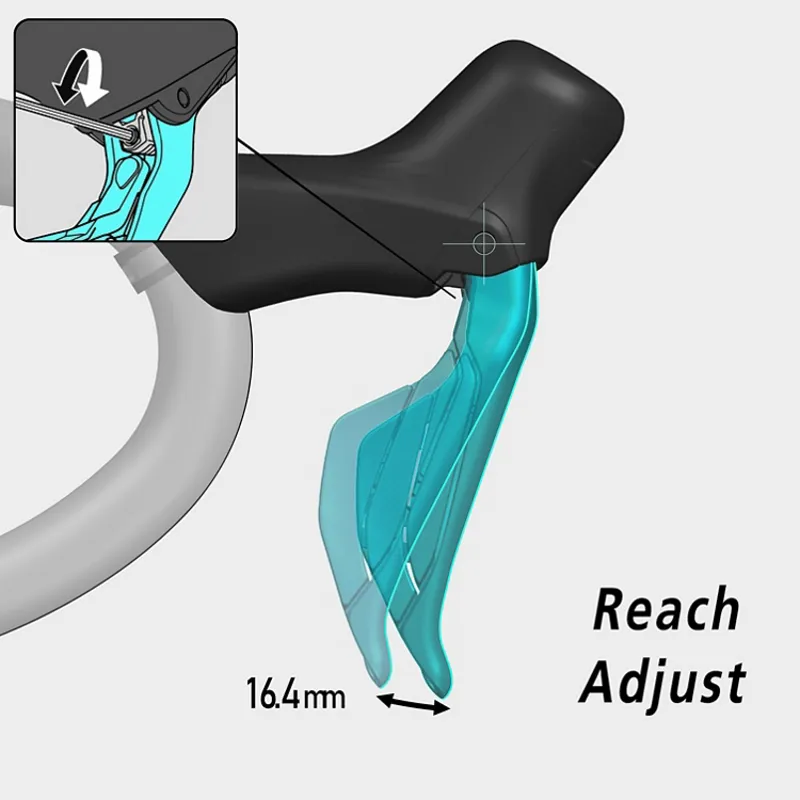 Shimano ST-R7170 105 Double Hydraulic / Di2 STI Lever - Left Hand-4