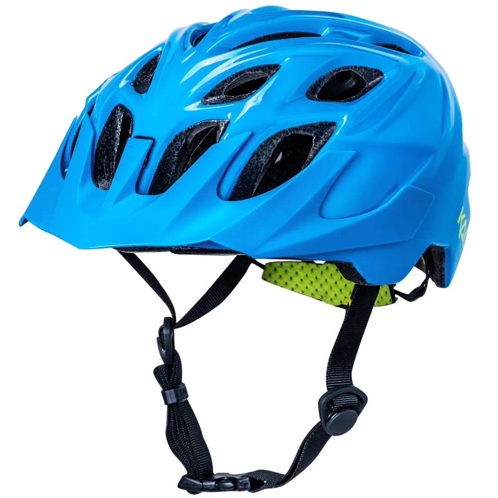 uPRISE Bikes Kali Chakra Youth MTB Helmet - 52-57cm - Solid Gloss Blue | Price match, 365 day return s, 18-Month Warranty, Finance Available & Free UK Delivery