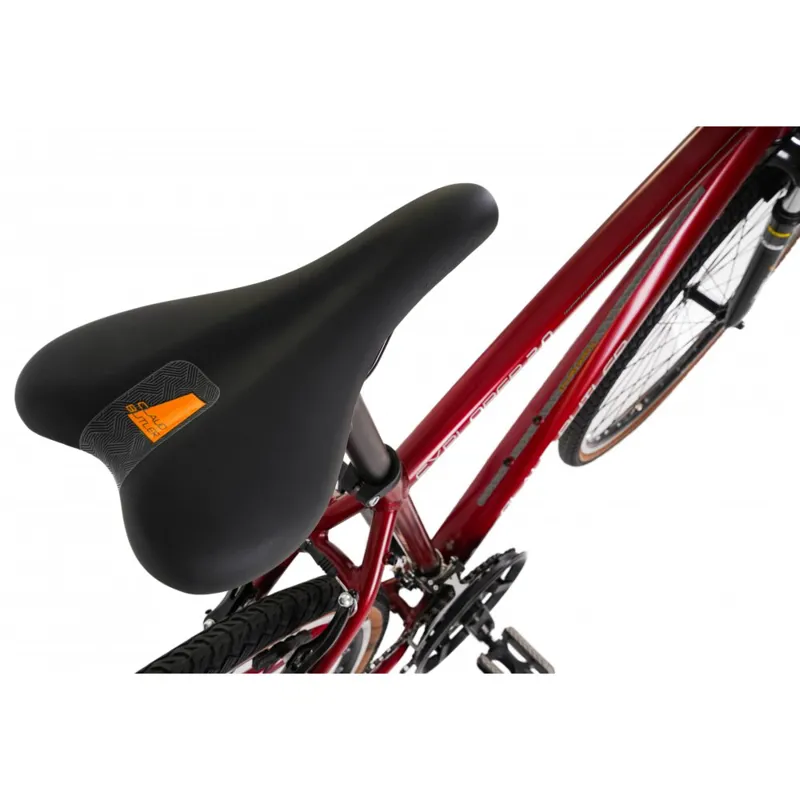 Claud Butler Explorer 2.0 Hybrid Bike - Red-4