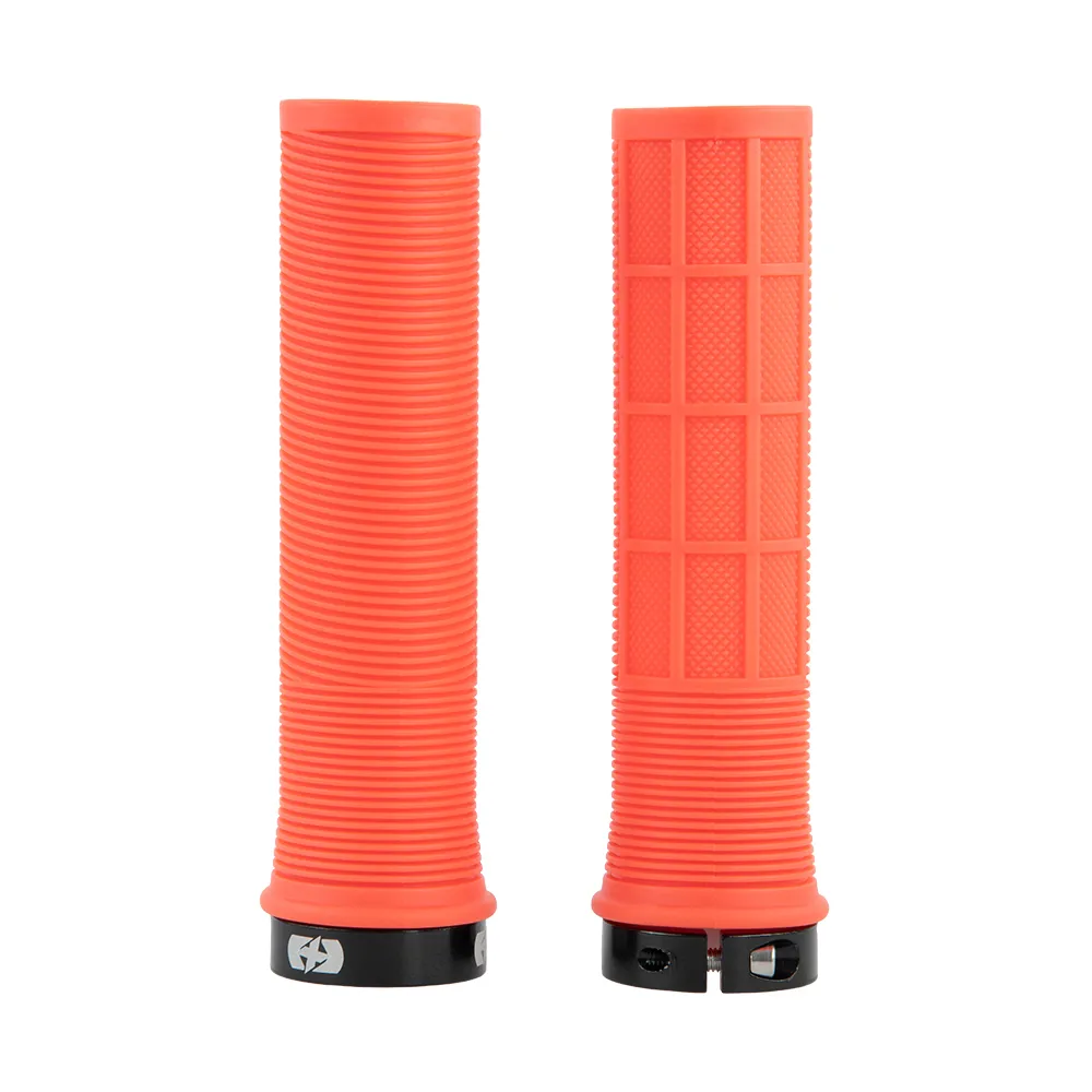 uPRISE Bikes Oxford Driver Lock-On MTB Grips - Orange | Price match, 365 day return s, 18-Month Warranty, Finance Available & Free UK Delivery