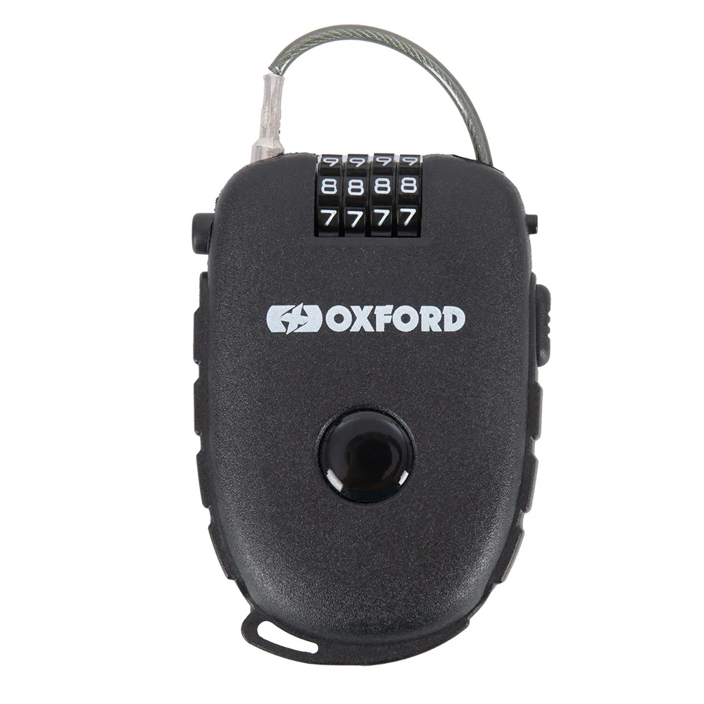 uPRISE Bikes Oxford Retra Combination Cable Lock - 62cm - Black | Price match, 365 day return s, 18-Month Warranty, Finance Available & Free UK Delivery