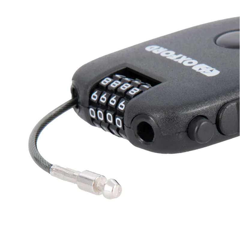 Oxford Retra Combination Cable Lock - 62cm - Black-1