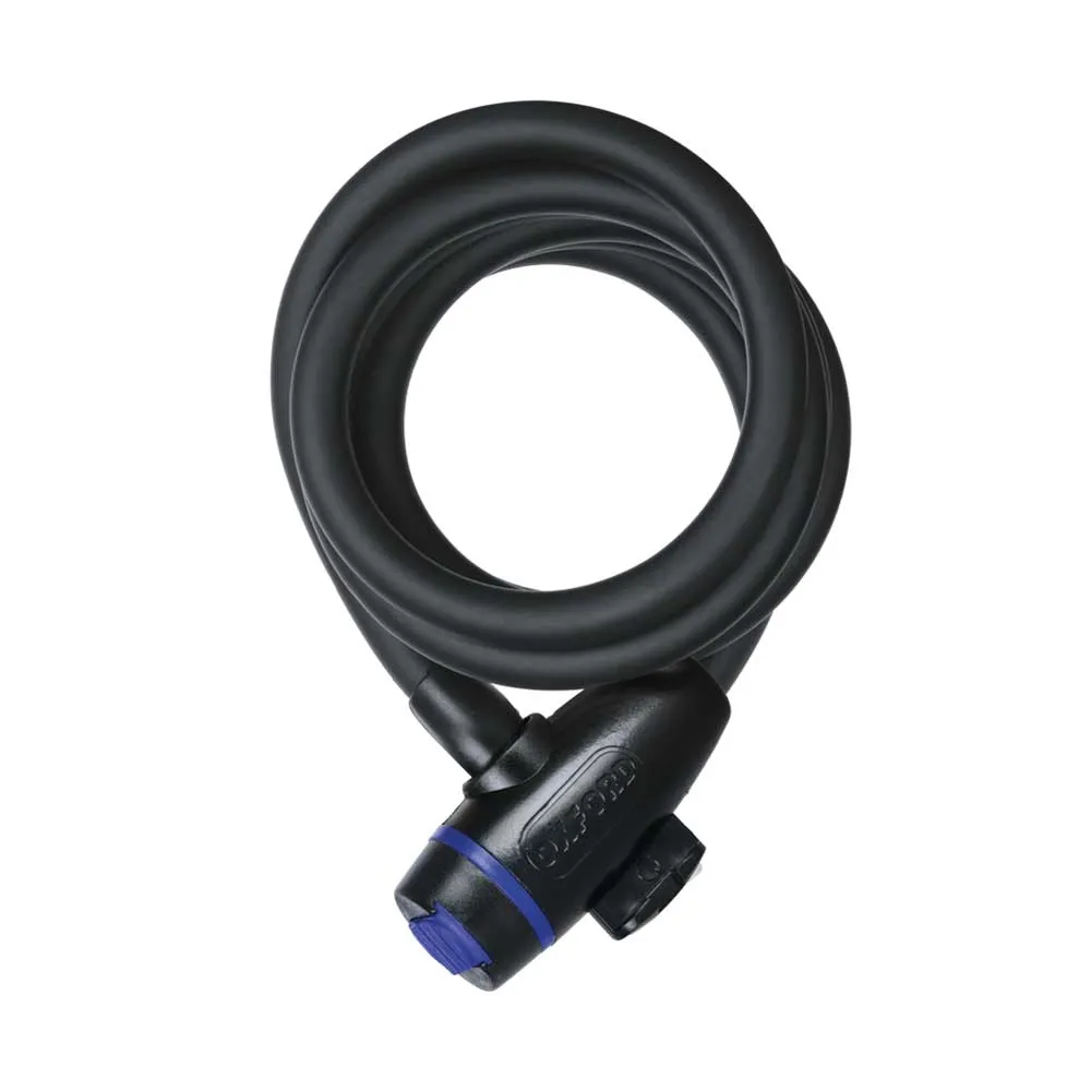 uPRISE Bikes Oxford Cable8 Cable Lock - 8mm x 1800mm - Smoke | Price match, 365 day return s, 18-Month Warranty, Finance Available & Free UK Delivery