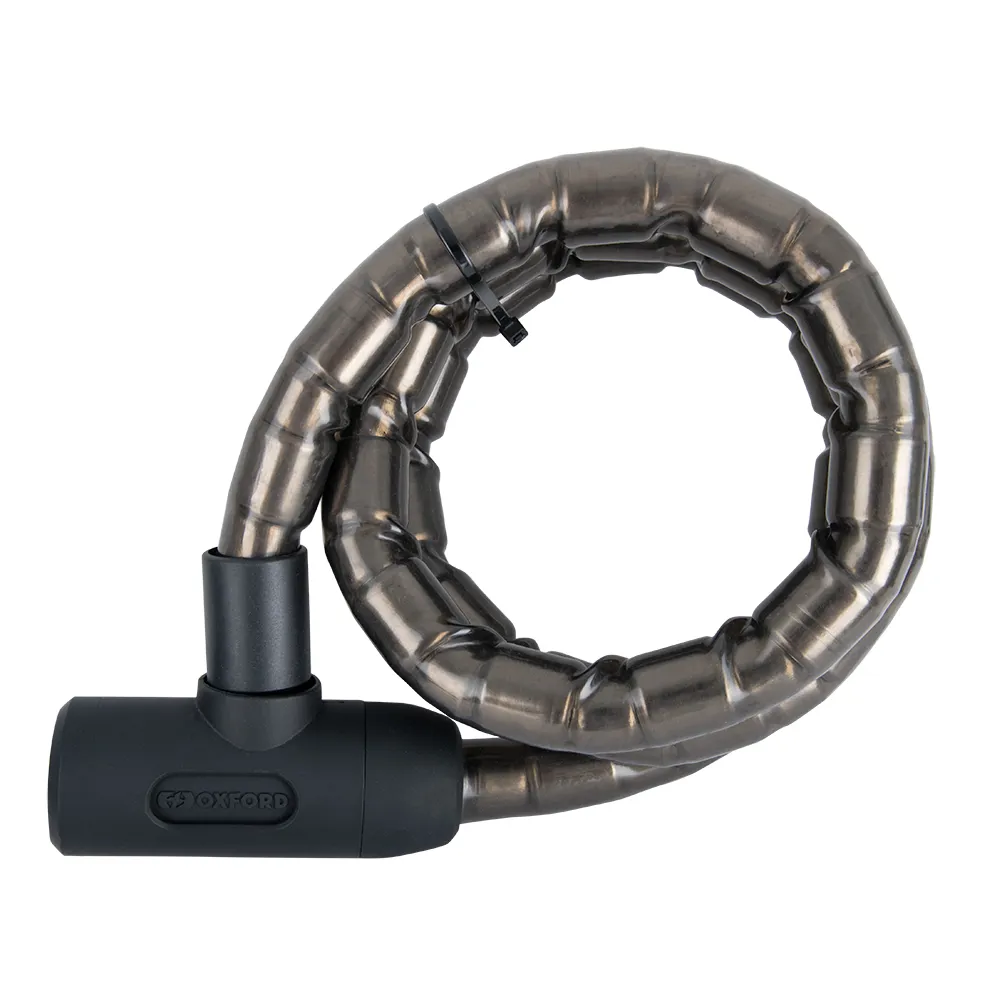 uPRISE Bikes Oxford Barrier Armoured Cable Lock - 1.4m x 25mm - Smoke | Price match, 365 day return s, 18-Month Warranty, Finance Available & Free UK Delivery