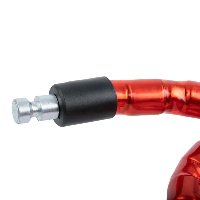 Oxford Barrier Armoured Cable Lock - 1.4m x 25mm - Red-1