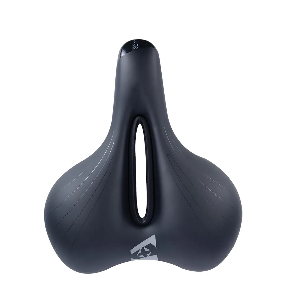 uPRISE Bikes Oxford Contour Flow Unisex Comfort Saddle - Black | Price match, 365 day return s, 18-Month Warranty, Finance Available & Free UK Delivery