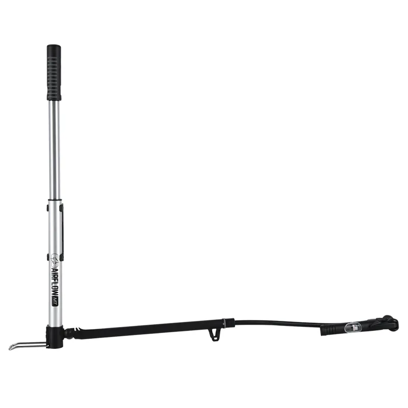 Oxford Airflow MT Mini Track Pump with Gauge - Silver-1