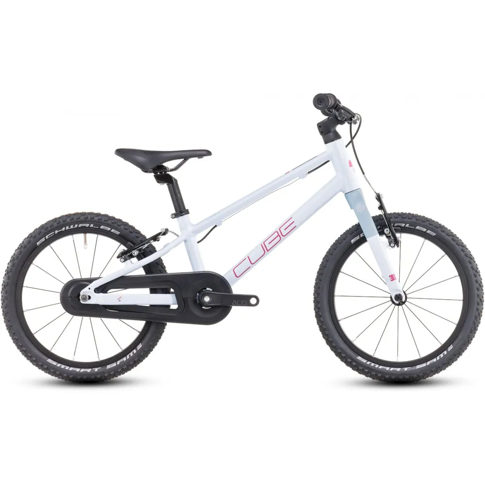 uPRISE Bikes Cube Numove 160 16w 2025 Kids Bike - Flashwhite/Pink | Price match, 365 day return s, 18-Month Warranty, Finance Available & Free UK Delivery