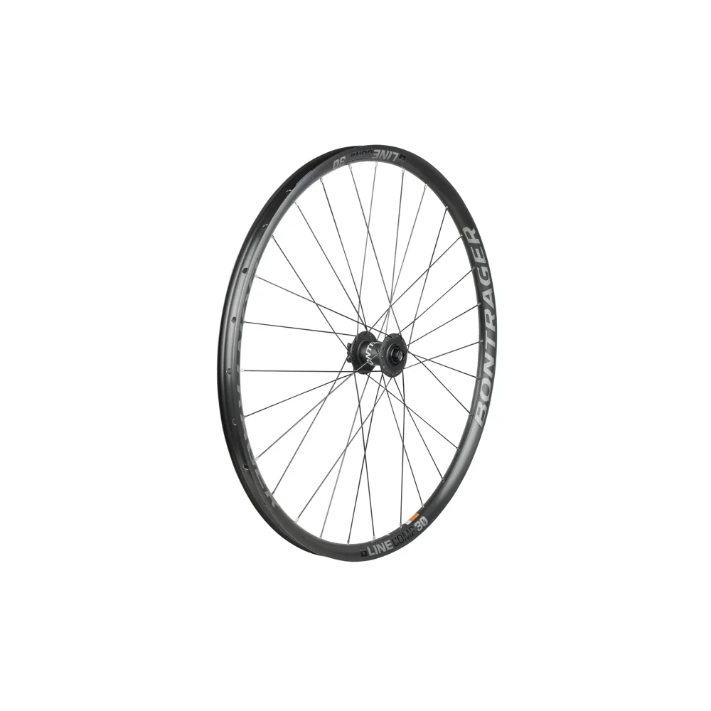 uPRISE Bikes Bontrager Line Comp 30 TLR 29er 6-Bolt 100mm Front MTB Wheel - Black | Price match, 365 day return s, 18-Month Warranty, Finance Available & Free UK Delivery