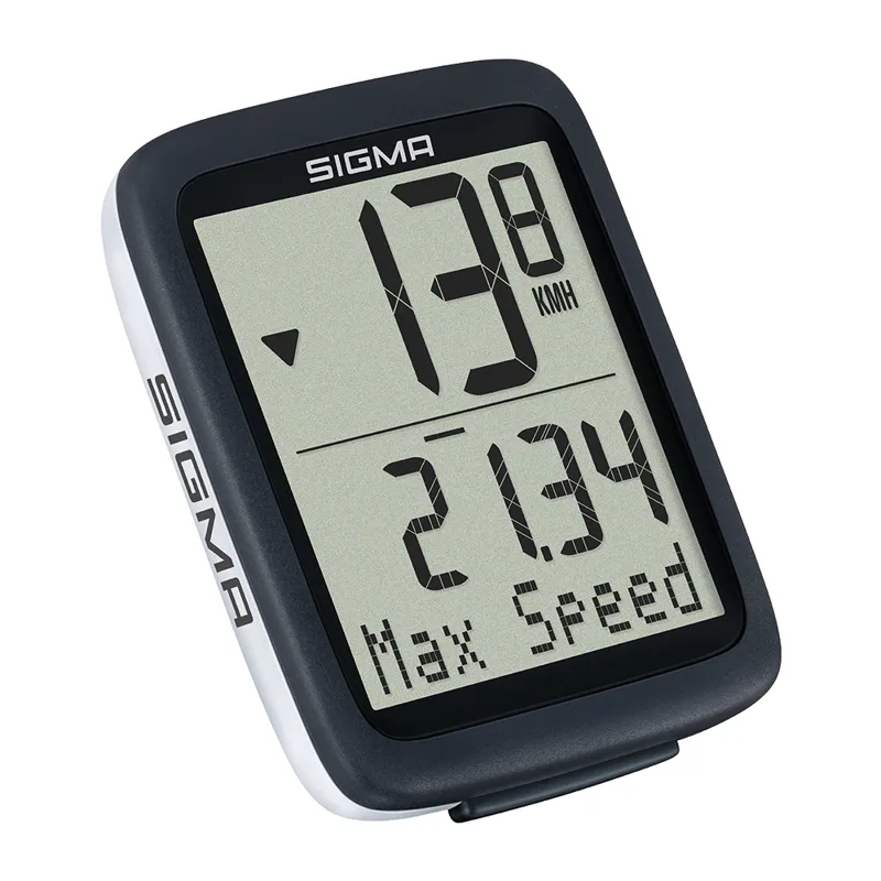 Sigma BC 10.0 Wireless STS Cycle Computer - Black/White-1