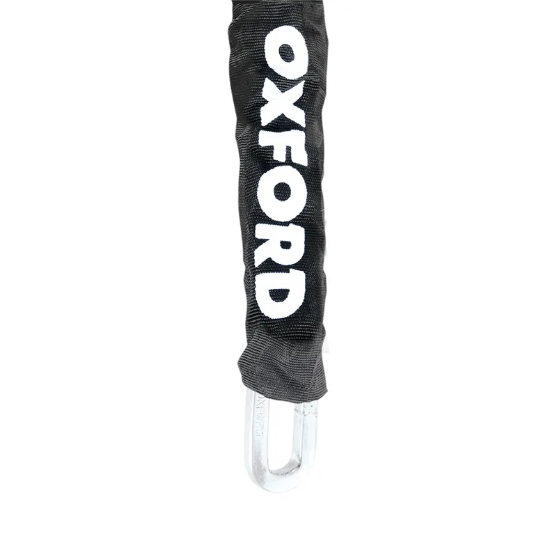 Oxford Chain 6 Chain and Padlock 9oomm x 6mm - Black-1