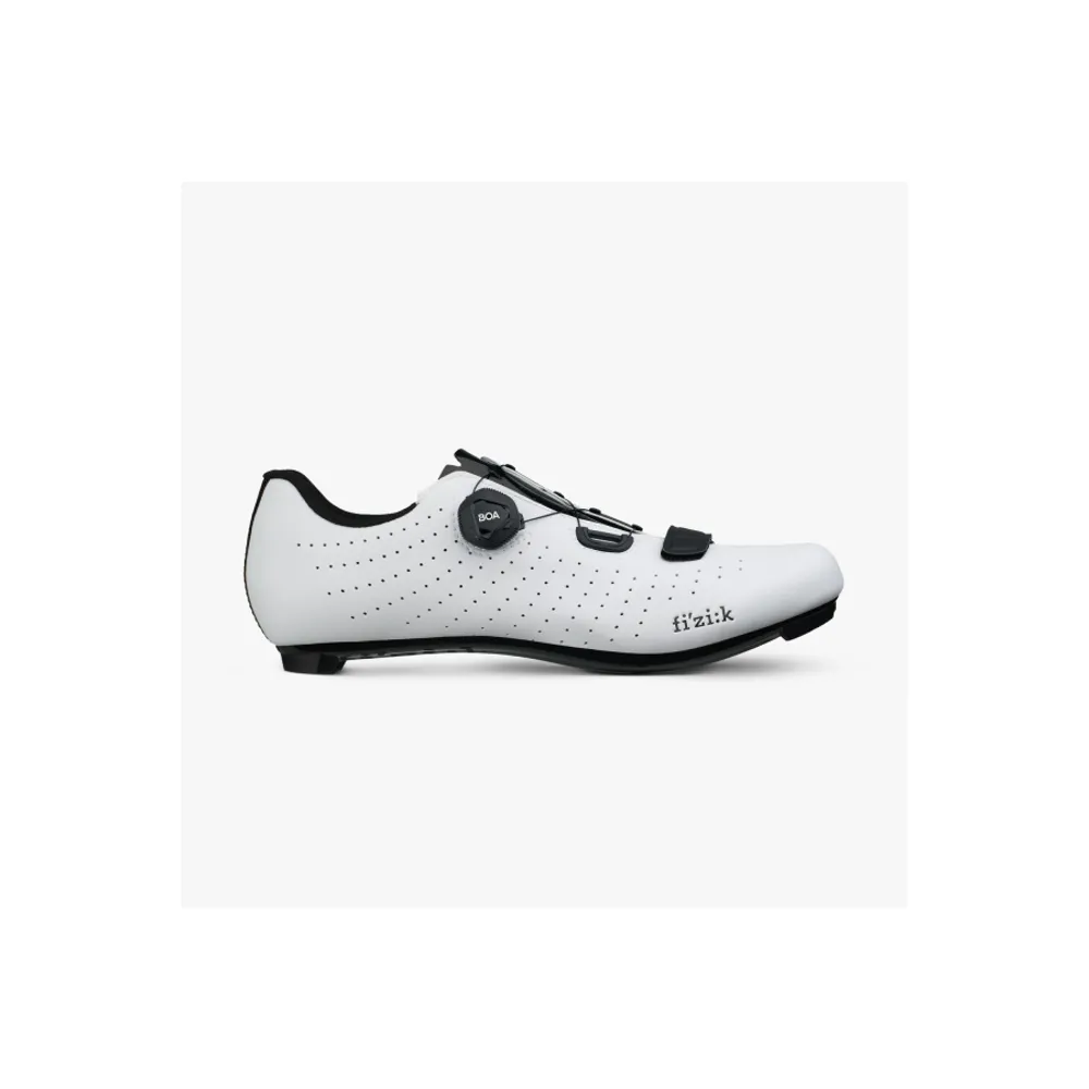 uPRISE Bikes Fizik R5 Tempo Overcurve Road Shoe - White/Black | Price match, 365 day return s, 18-Month Warranty, Finance Available & Free UK Delivery
