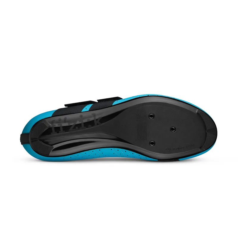 Fizik R5 Tempo Powerstrap Road Shoes - Blue/Black-2