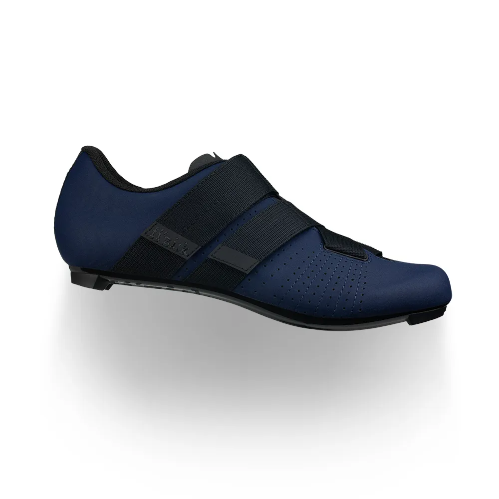 uPRISE Bikes Fizik R5 Tempo Powerstrap Road Shoes - Navy/Black | Price match, 365 day return s, 18-Month Warranty, Finance Available & Free UK Delivery