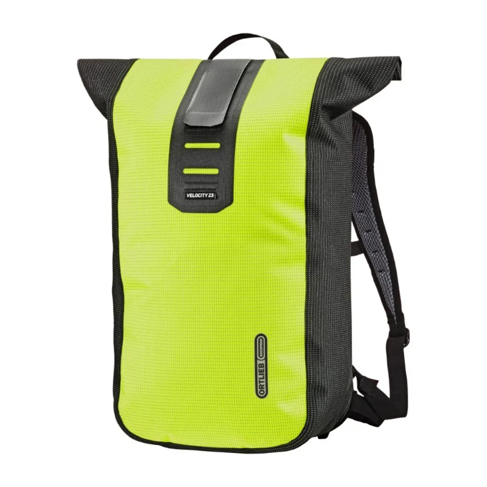 uPRISE Bikes Ortlieb Velocity High Visibility Backpack - 23 Litre - Yellow | Price match, 365 day return s, 18-Month Warranty, Finance Available & Free UK Delivery
