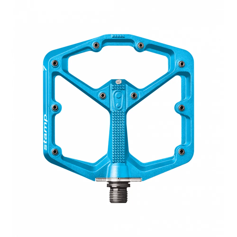 uPRISE Bikes Crank Brothers Stamp 7 Flat MTB Pedals - Blue | Price match, 365 day return s, 18-Month Warranty, Finance Available & Free UK Delivery