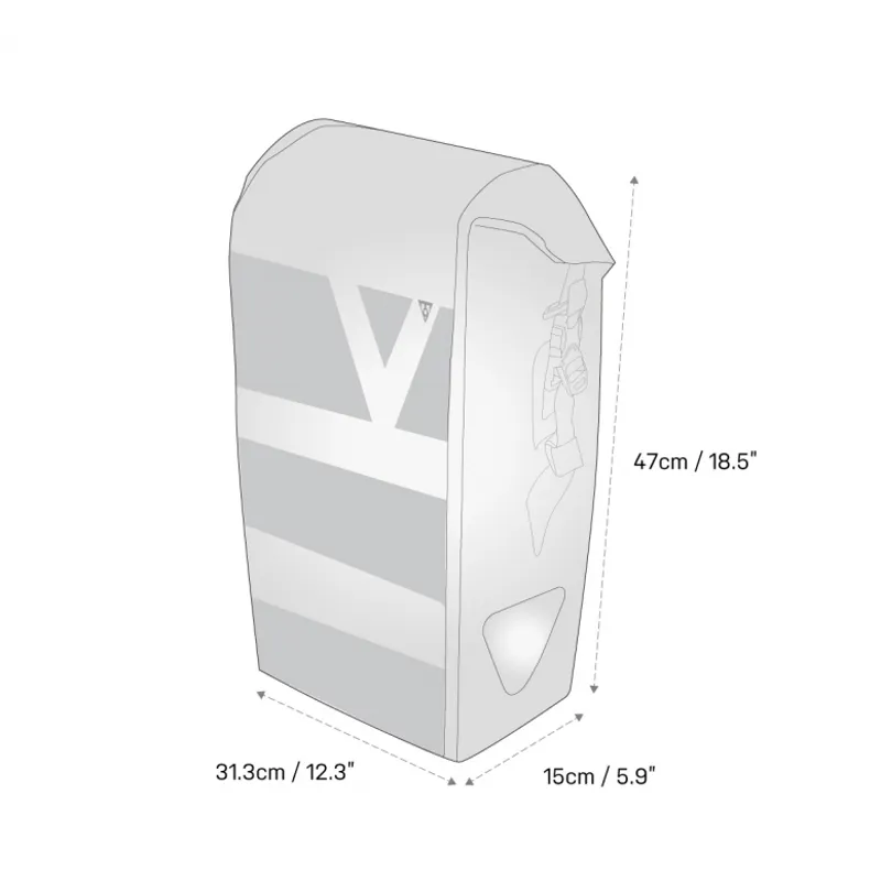 Topeak Drybag 20 Litre Pannier + Quicklock - Black-5