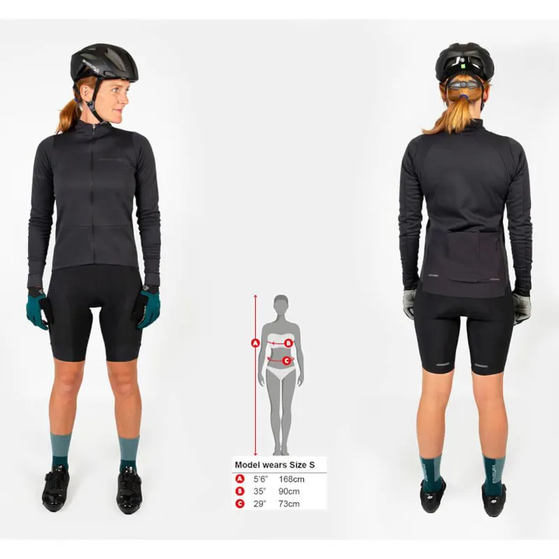 Endura GV500 Women's Long Sleeve Jersey - Black-5