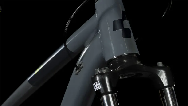 Cube Aim Pro 2026 Hardtail Mountain Bike - Grey/Flashyellow-5