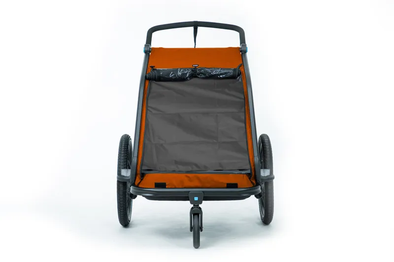 Cube Kids Trailer Double CMPT - X Actionteam Grey/Orange-5