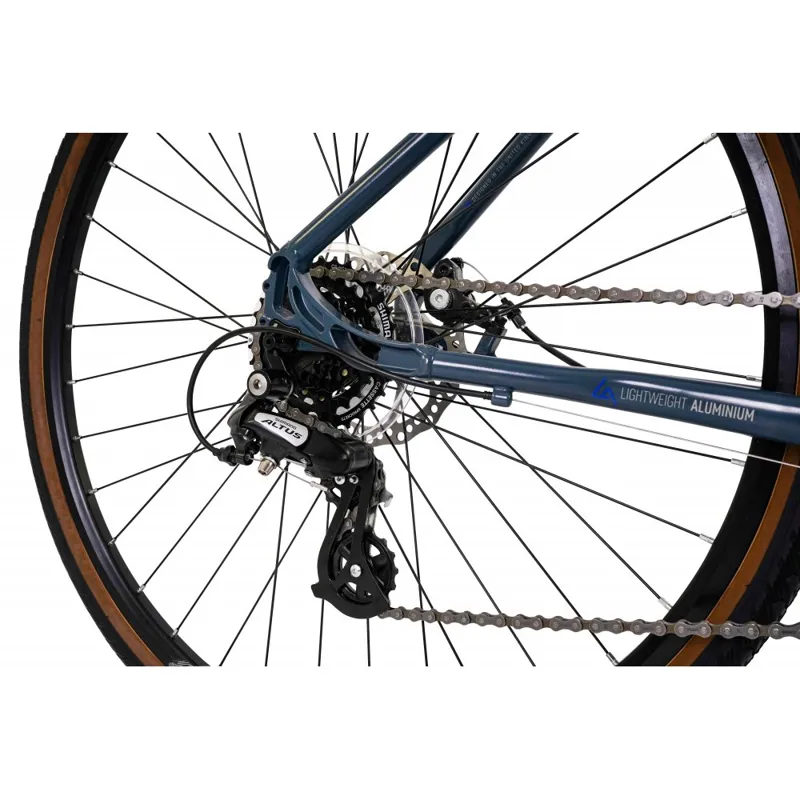 Claud Butler Explorer 3.0 Hybrid Bike - Grey-5
