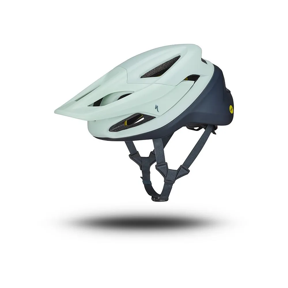 uPRISE Bikes Specialized Camber MIPS MTB Helmet - White Sage/Deep Lake Metallic | Price match, 365 day return s, 18-Month Warranty, Finance Available & Free UK Delivery