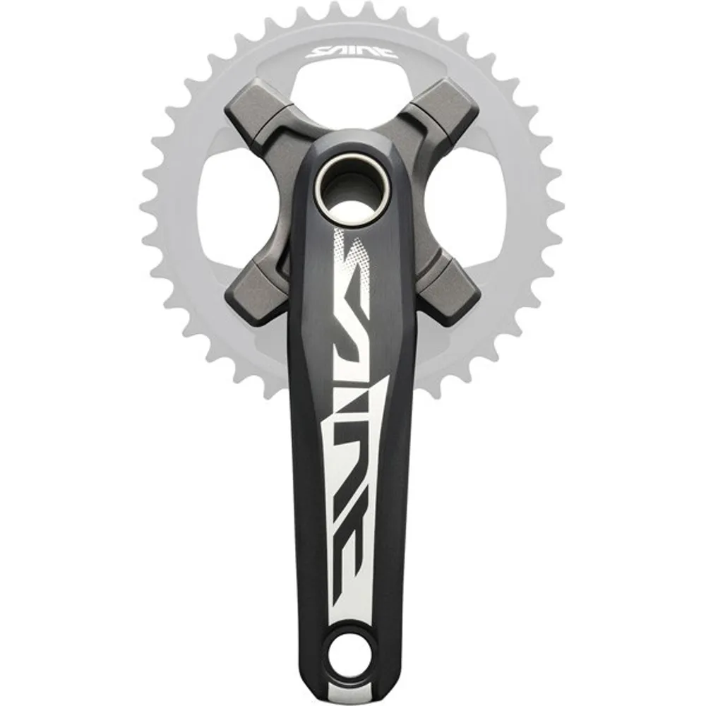 uPRISE Bikes Shimano FC-M825 Saint Crank Arms and Bottom Bracket - Black | Price match, 365 day returns, 18-Month Warranty, Finance Available & Free UK Delivery