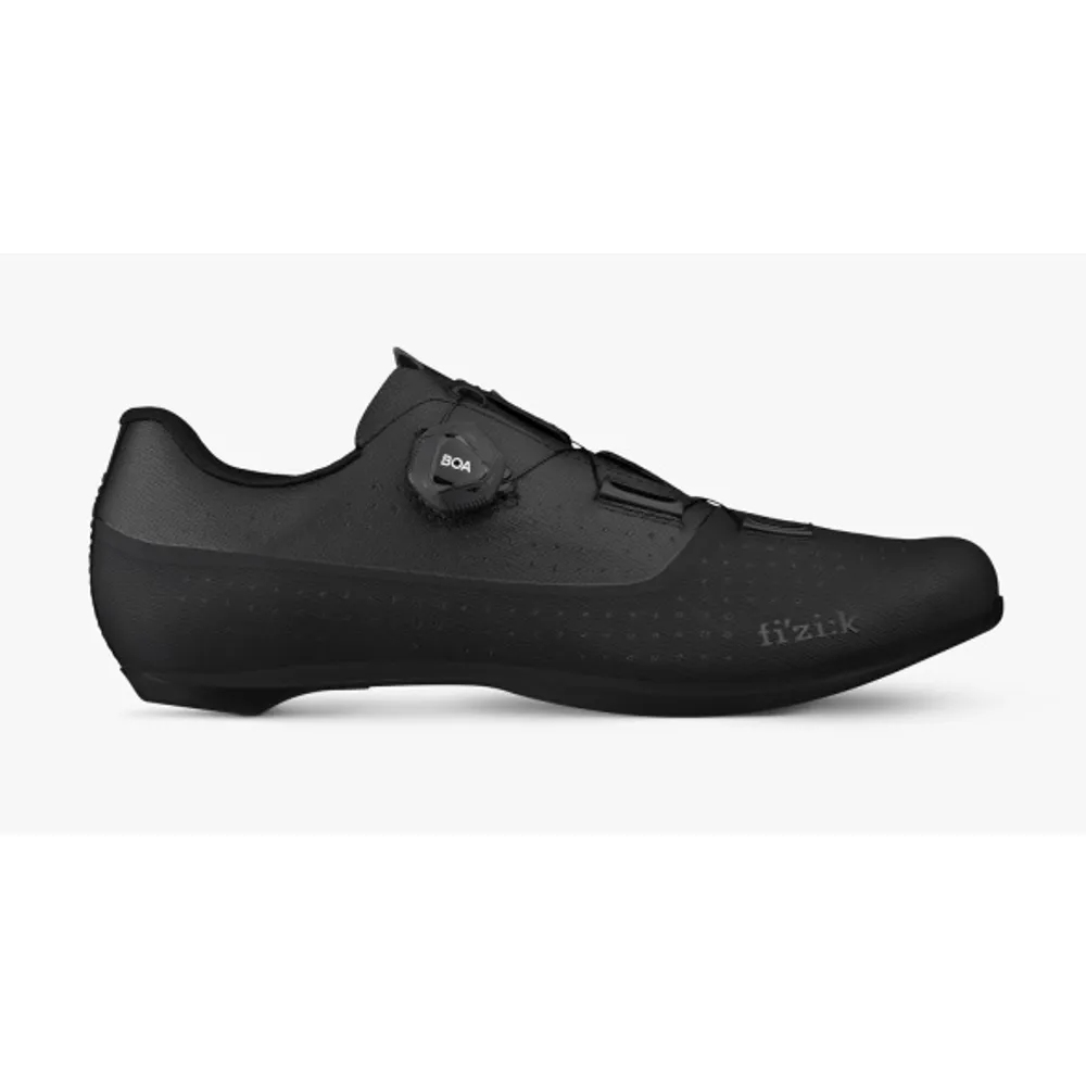 uPRISE Bikes Fizik R4 Tempo Overcurve Road Shoes - Black/Black | Price match, 365 day return s, 18-Month Warranty, Finance Available & Free UK Delivery
