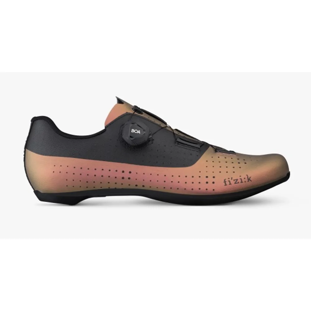 uPRISE Bikes Fizik R4 Tempo Overcurve Road Shoes - Iridescent Copper/Black | Price match, 365 day return s, 18-Month Warranty, Finance Available & Free UK Delivery