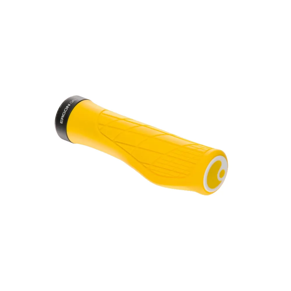 uPRISE Bikes Ergon GA3 MTB Grips - Yellow | Price match, 365 day return s, 18-Month Warranty, Finance Available & Free UK Delivery