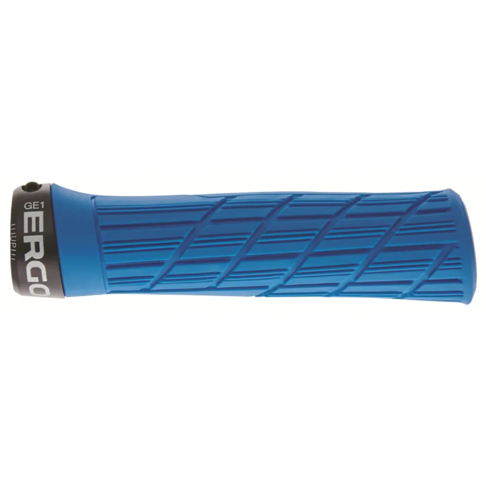uPRISE Bikes Ergon GE1 Evo MTB Grips - Light Blue | Price match, 365 day return s, 18-Month Warranty, Finance Available & Free UK Delivery