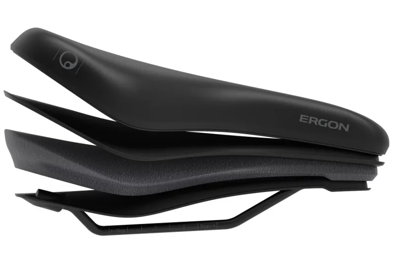 Ergon SC Core Prime Saddle - Black/Grey-2