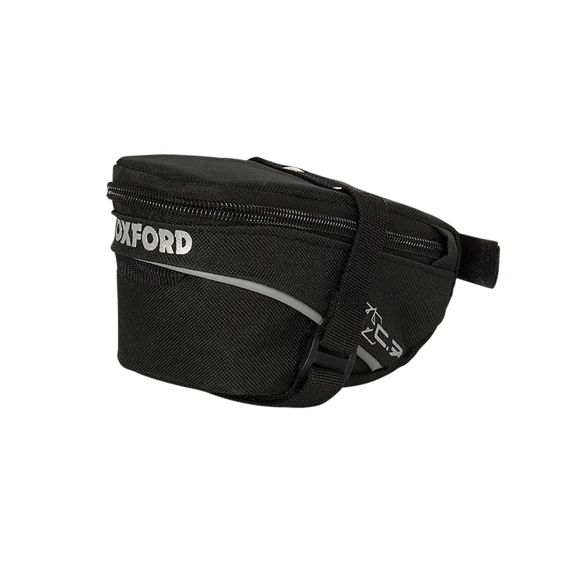 Oxford C.7 Wedge Saddle Bag - 0.7 Litre - Black