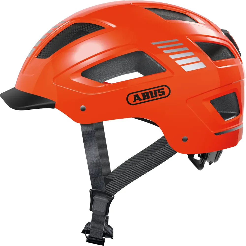 uPRISE Bikes Abus Hyban 2.0 Urban Helmet - Orange | Price match, 365 day return s, 18-Month Warranty, Finance Available & Free UK Delivery