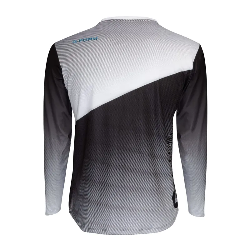 G-Form Podium Men's Long Sleeve Jersey - Black/White-1