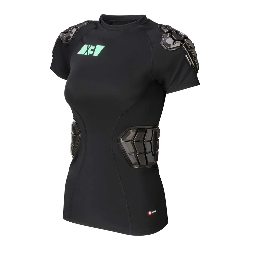 uPRISE Bikes G-Form Pro-X3 Women's Short Sleeve Protective Shirt - Black | Price match, 365 day return s, 18-Month Warranty, Finance Available & Free UK Delivery