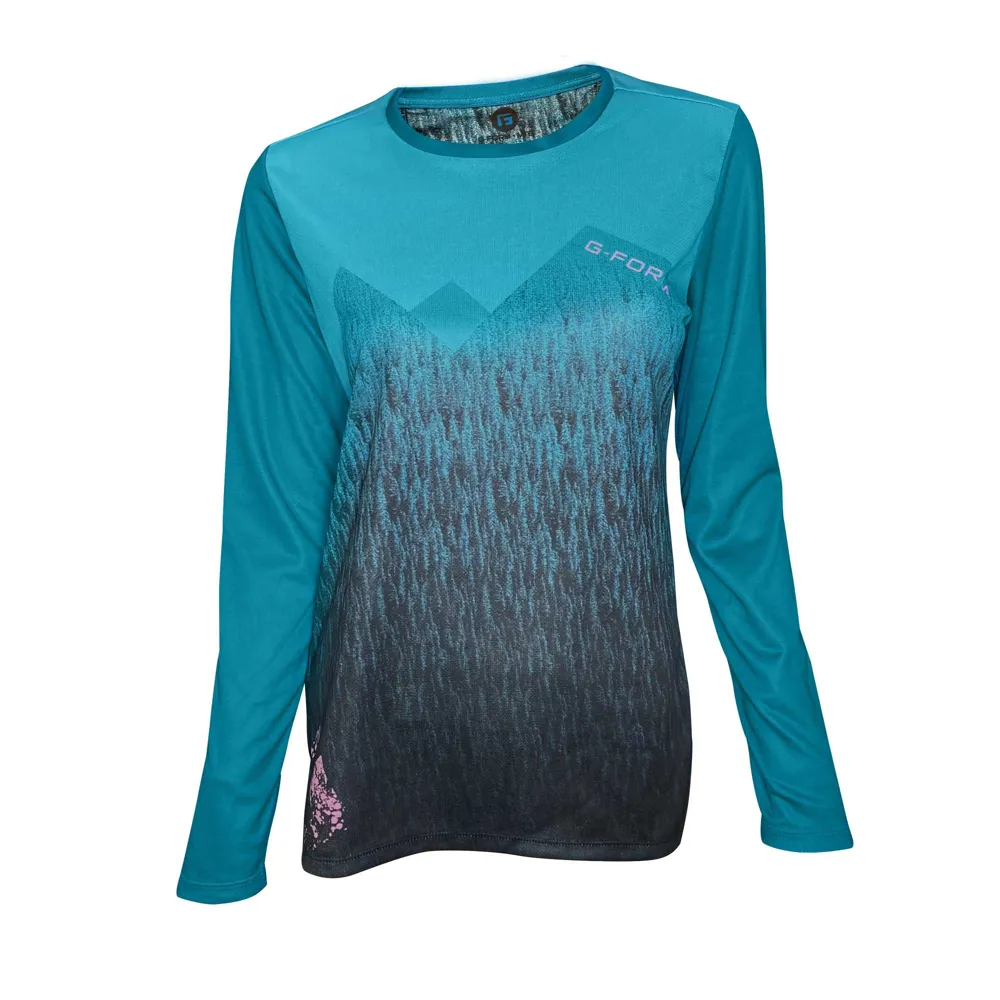 uPRISE Bikes G-Form Summit Women's Long Sleeve Jersey - Dusk/White | Price match, 365 day return s, 18-Month Warranty, Finance Available & Free UK Delivery