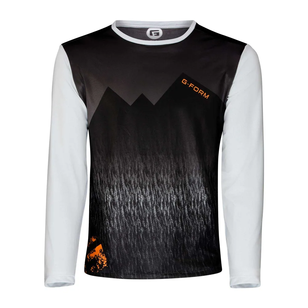 uPRISE Bikes G-Form Summit Men's Long Sleeve Jersey - Midnight/White | Price match, 365 day return s, 18-Month Warranty, Finance Available & Free UK Delivery