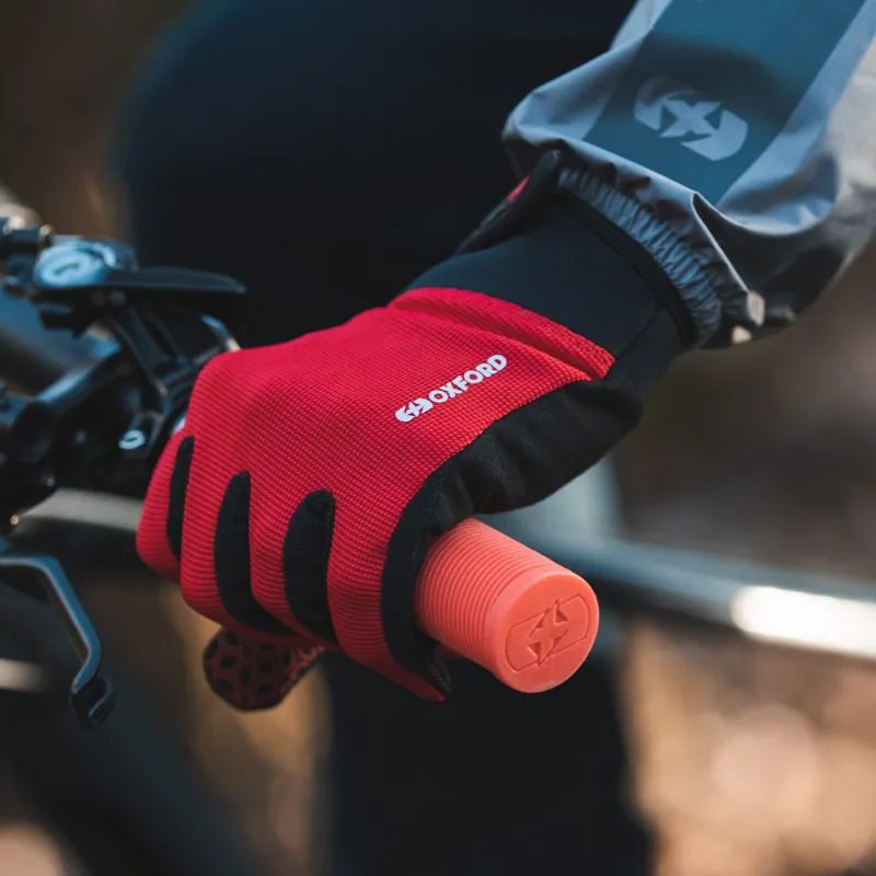 Oxford Switchback 2.0 Long Finger Gloves - Red-3