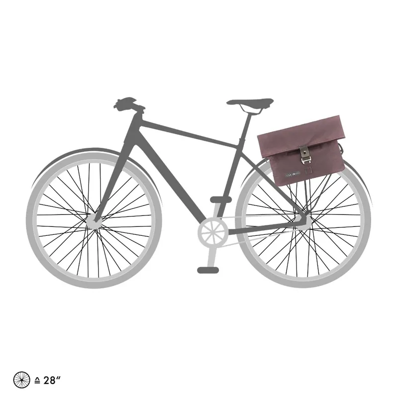 Ortlieb Twin-City Urban Single Bag QL2.1 - 9 Litre - Ash Rose-6
