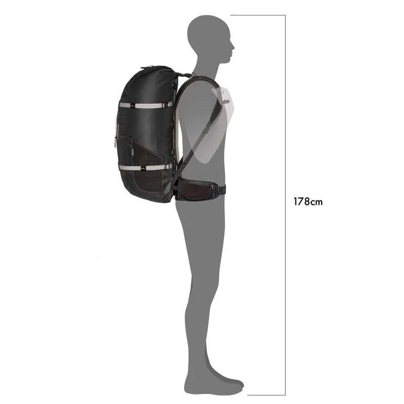 Ortlieb Atrack Waterproof Backpack - 45 Litre - Black-6