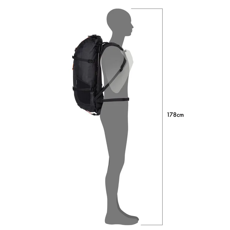 Ortlieb Atrack BP Backpack - 25 Litre - Black-6