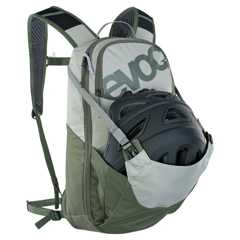 Evoc Ride Performance Backpack 8 + 2 Litre Bladder - Stone/Dark Olive-5